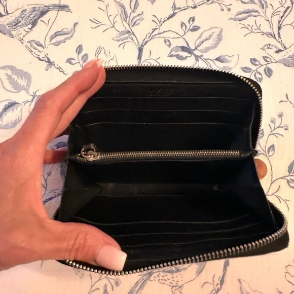 Versace Black and White Medusa Clutch - Picture 7 of 10